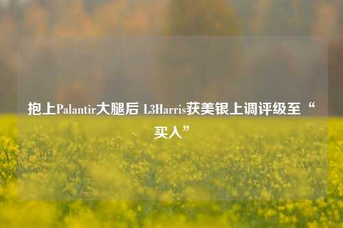 抱上Palantir大腿后 L3Harris获美银上调评级至“买入”