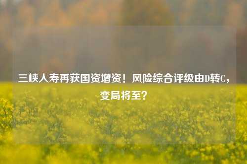 三峡人寿再获国资增资！风险综合评级由D转C，变局将至？