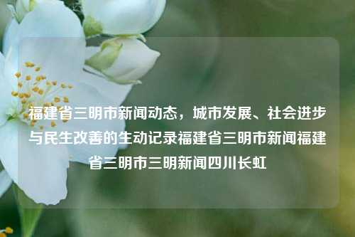 福建省三明市新闻动态，城市发展、社会进步与民生改善的生动记录福建省三明市新闻福建省三明市三明新闻四川长虹