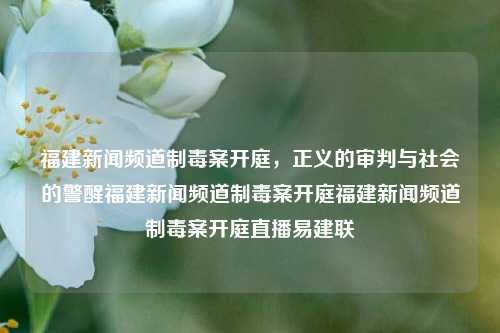 福建新闻频道制毒案开庭，正义的审判与社会的警醒福建新闻频道制毒案开庭福建新闻频道制毒案开庭直播易建联