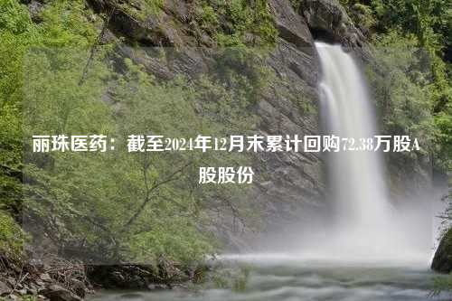 丽珠医药：截至2024年12月末累计回购72.38万股A股股份