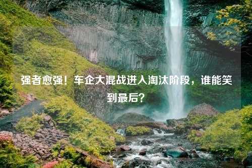 强者愈强！车企大混战进入淘汰阶段，谁能笑到最后？