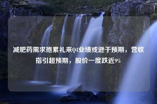 减肥药需求拖累礼来Q4业绩或逊于预期，营收指引超预期，股价一度跌近9%